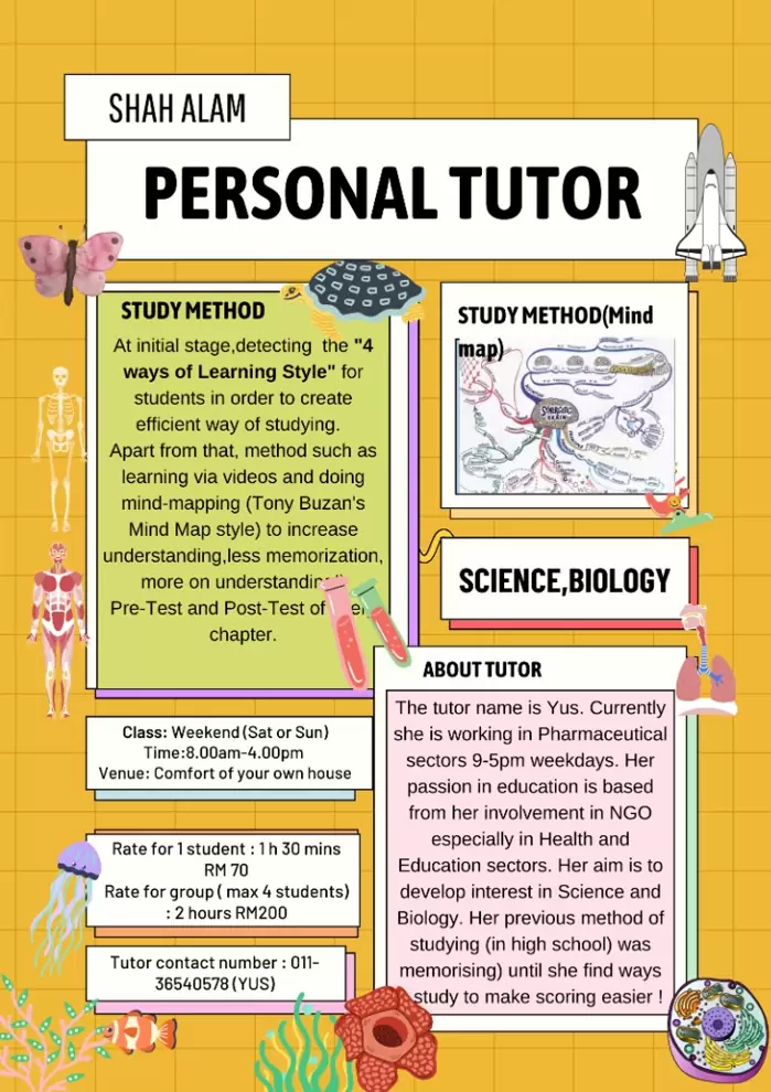 PERSONAL TUTOR FOR SCIENCE AND BIOLOGY