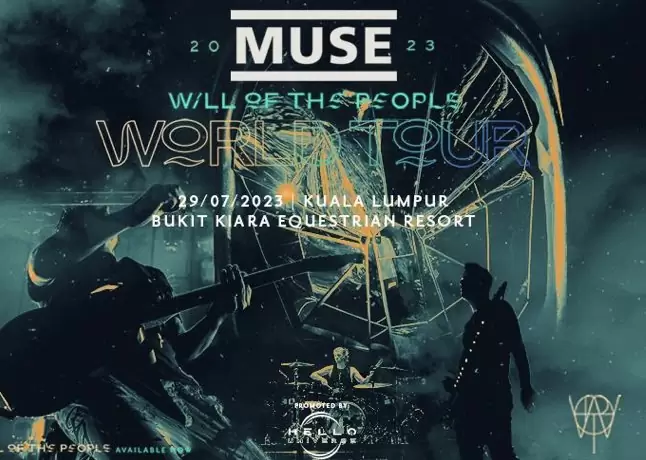 RM250 Muse Will of the People KL Concert Ticket (Zone C)