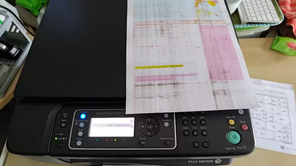 RM168 Semi Faulty Xerox Color Printer CM115w