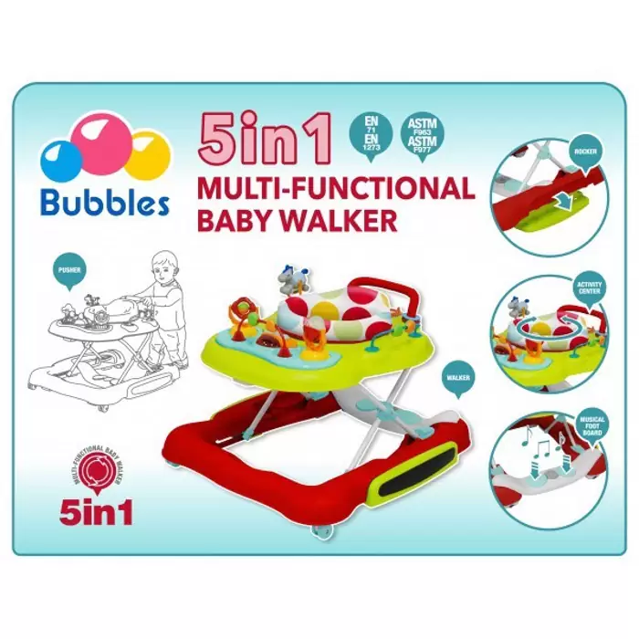RM100 Bubbles 5 in 1 Learn2Walk Walker Carnival
