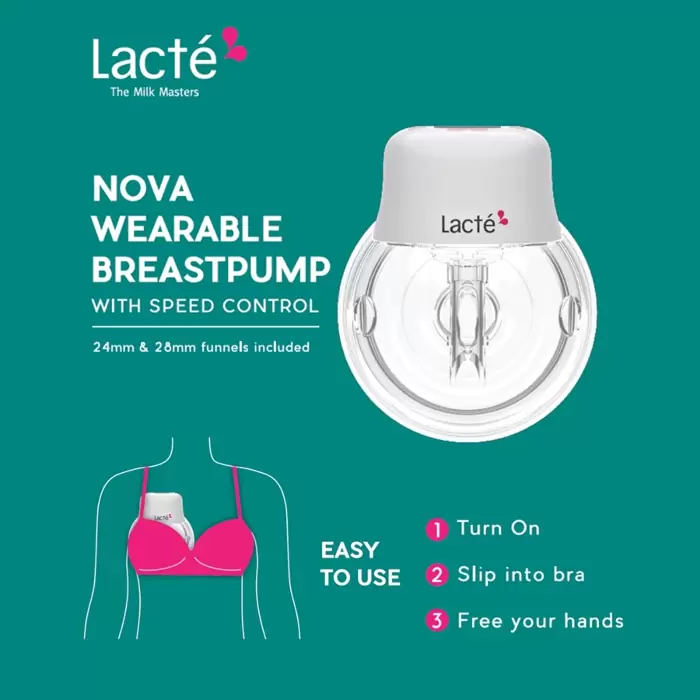 RM360 Lacte Nova Wearable Breastpump [1 pair]
