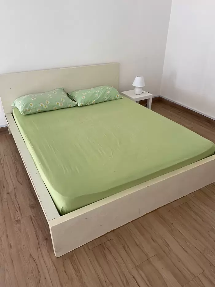 IKEA Bed Frame + Mattress (queen sized)