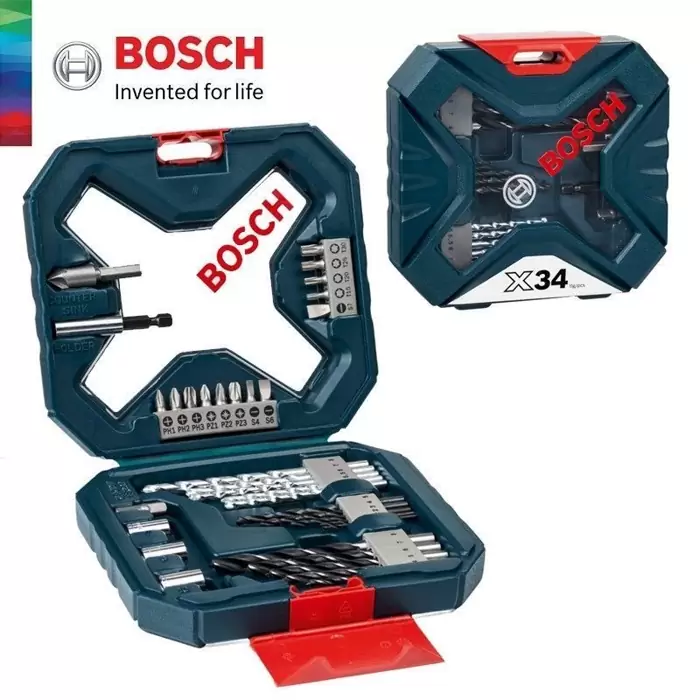 RM50 Bosch 34-piece X-Line classic drill