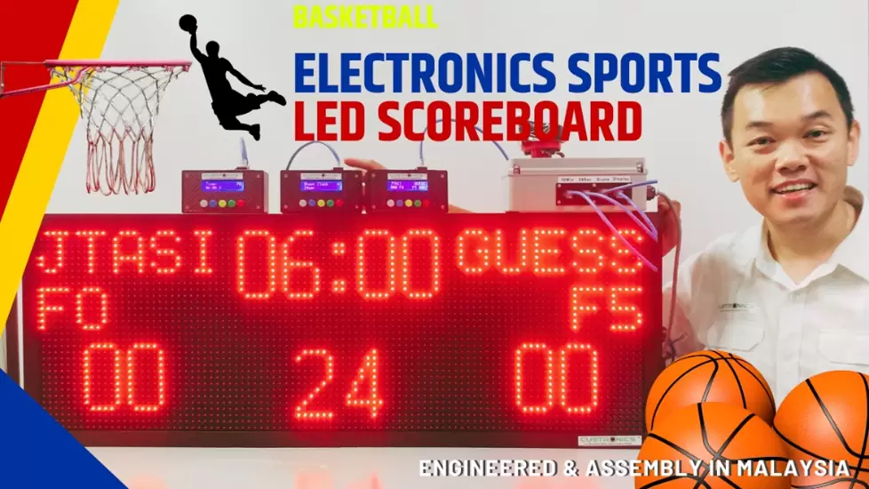 LED Basketball Sports scoreboard Display panel