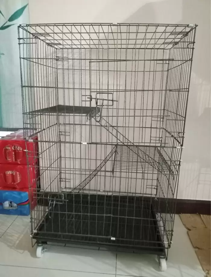 RM65 2 Tier Cat Cage 60x40x96